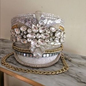 Crystal Embellished Band Festival Hat